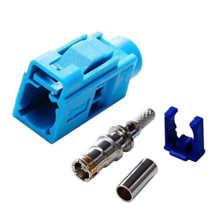 For RG174 Cable Fakra Radio Crimp Female Jack / Plug Connector with Phantom RF Coaxial(Fakra Z)