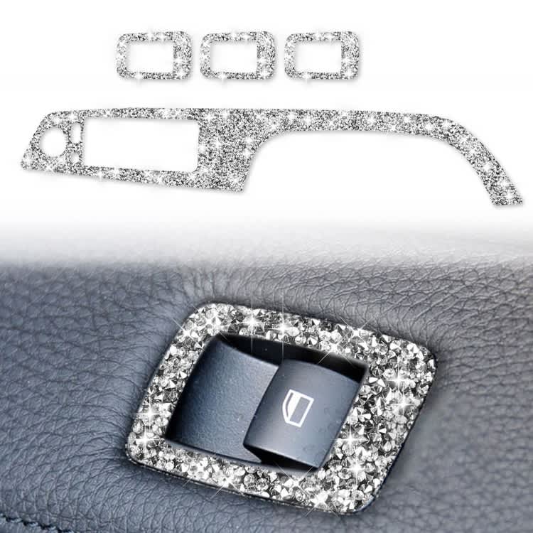For BMW 3 Series E90 / 320i / 325i 2005-2012 Car Window Lift Panel with Folding Key 37.8cm Diamond