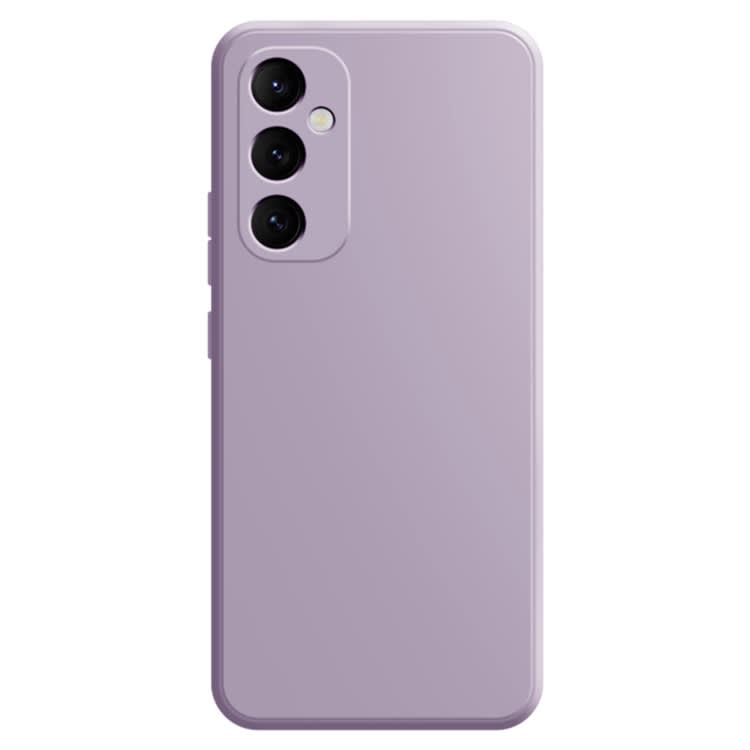 For Samsung Galaxy A35 Imitation Liquid Silicone Phone Case(Light Purple)