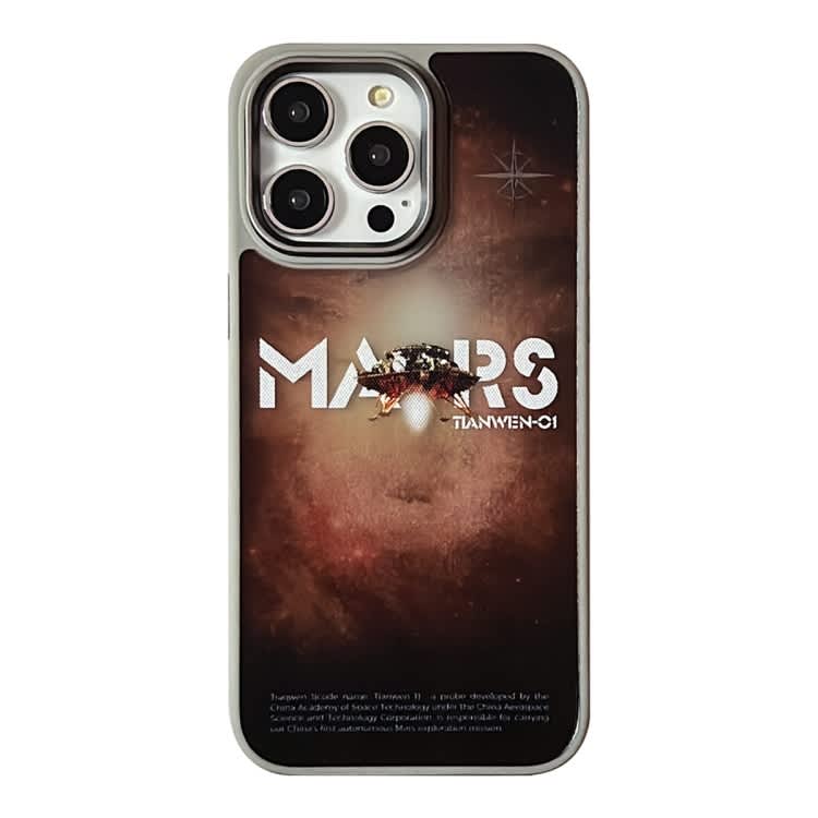 For iPhone 15 Pro Max Skin Feel Matte TPU+PC Shockproof Phone Case(Moon)