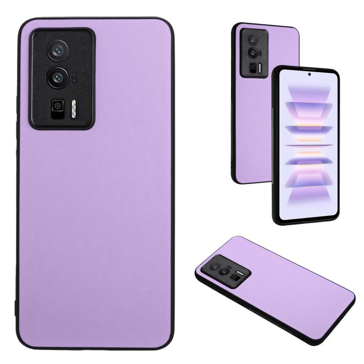 For Xiaomi Redmi K60/K60 Pro R20 Leather Pattern Phone Single Case(Purple)