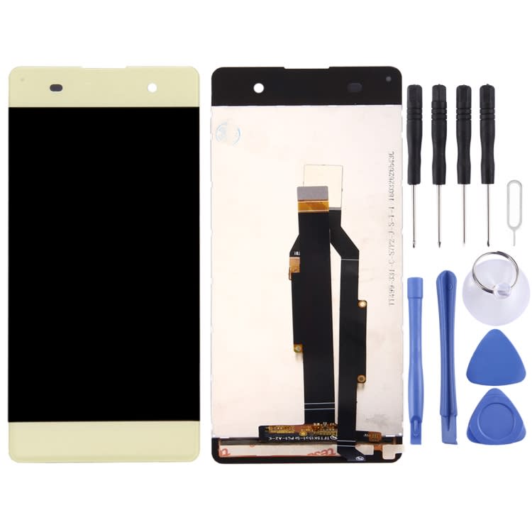 OEM LCD Screen for Sony Xperia XA with Digitizer Full Assembly(Lime Gold)