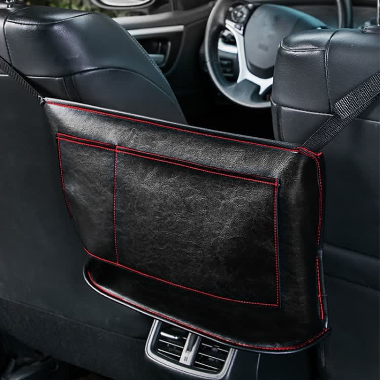 Car Seat Storage Net Pocket Car Storage Bag Multi-Function Suspended Storage Bag, Colour: Simple Bl