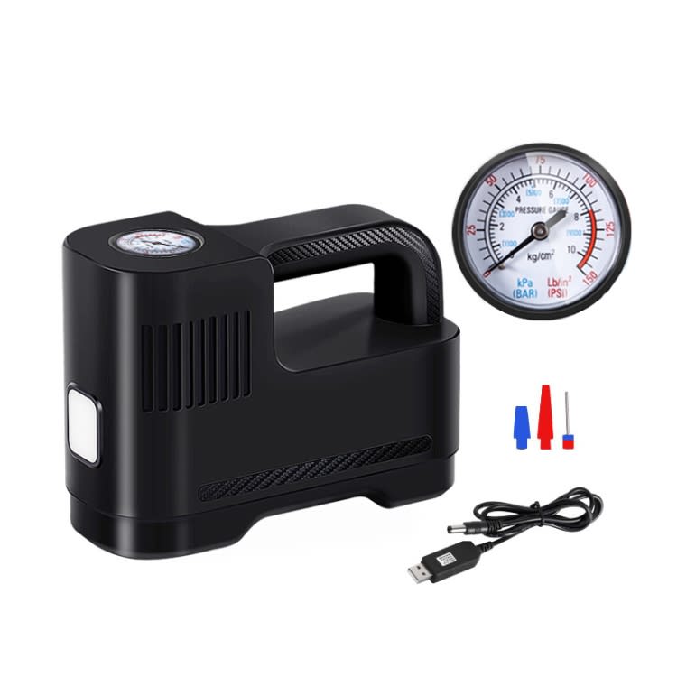 Portable Multi-Function Smart Car Inflatable Pump Electric Air Pump, Style: Wireless With Light Poi