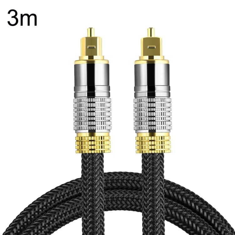 CO-TOS101 3m Optical Fiber Audio Cable Speaker Power Amplifier Digital Audiophile Square To Square S