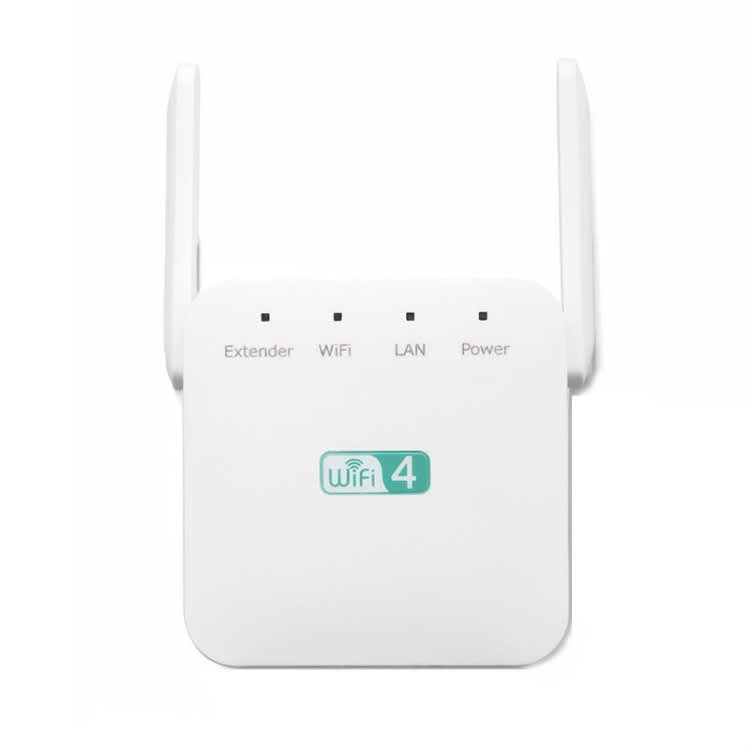2.4G 300M Wi-Fi Amplifier Long Range WiFi Repeater Wireless Signal Booster EU Plug White