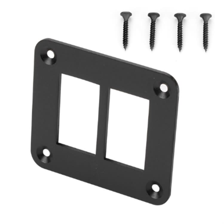 Road Aluminum Rocker Switch Panel Housing Bracket for Narva Type Boats Automotive Switch Parts, Spe