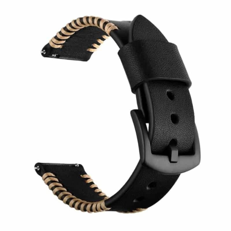 Killer Deals Leather Strap for 38/40/41mm Apple Watch(S/M/L) - Black