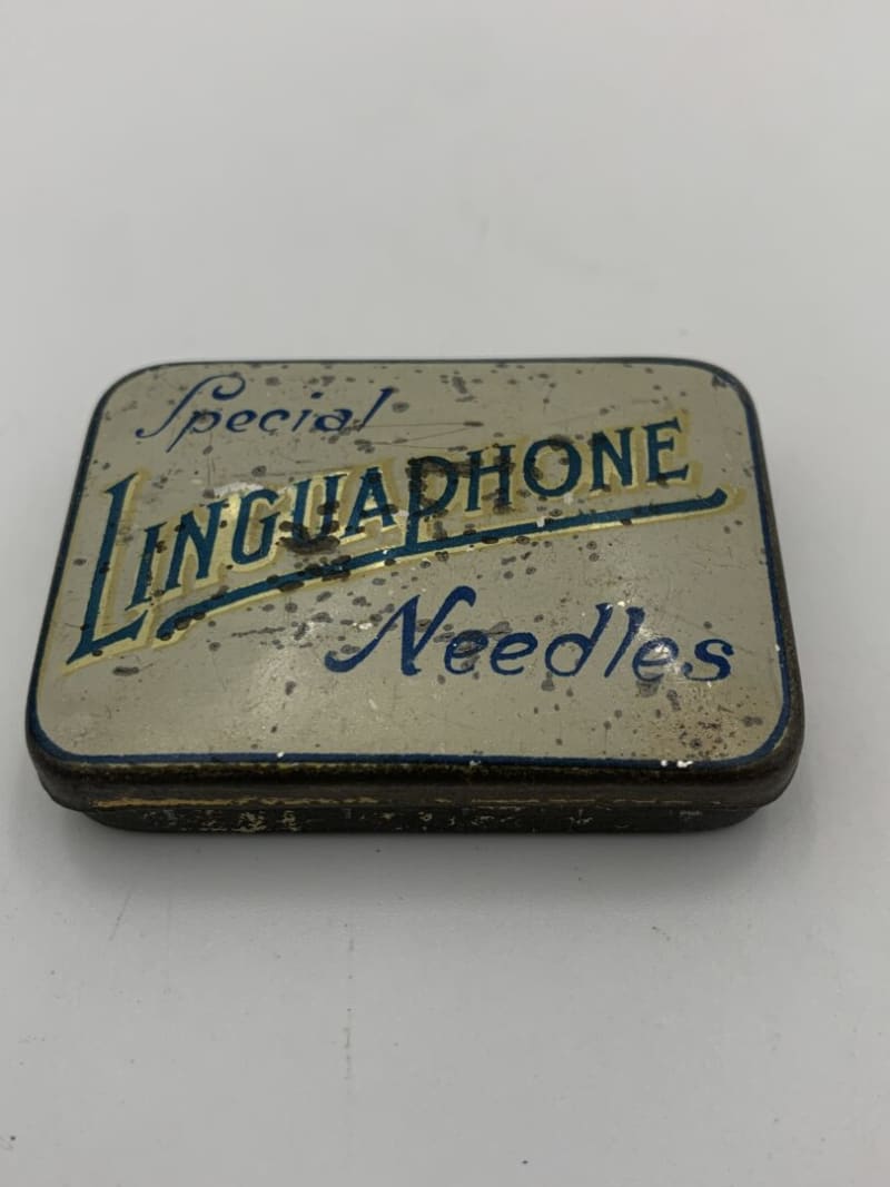 Antique Collectable Record Needle Tin  - Linguaphone