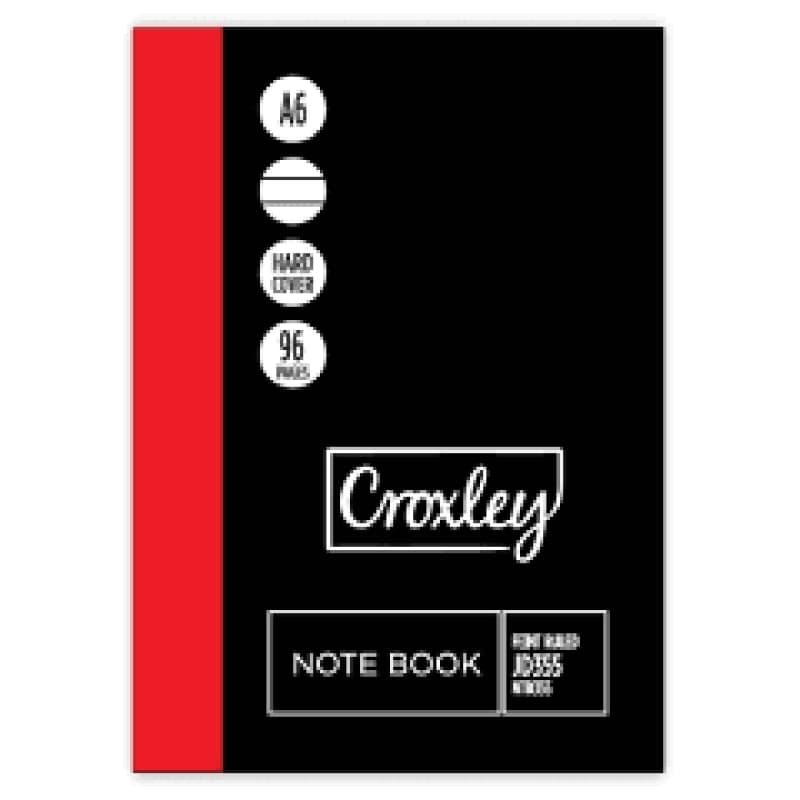 CROXLEY JD355 A6 96PG NOTE BOOK