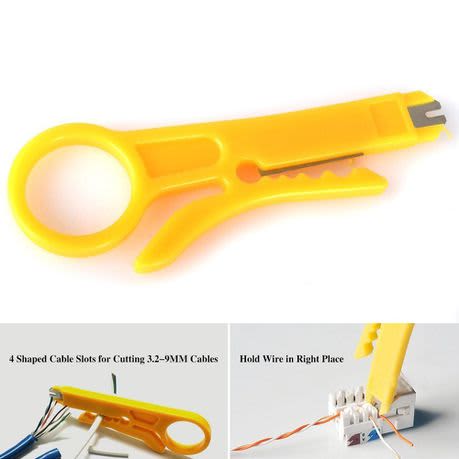 4 in 1 Network Cable Tester Detector Crimping Tool Set (Unboxed Deal)