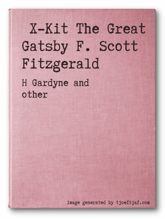 X-Kit The Great Gatsby F. Scott Fitzgerald
