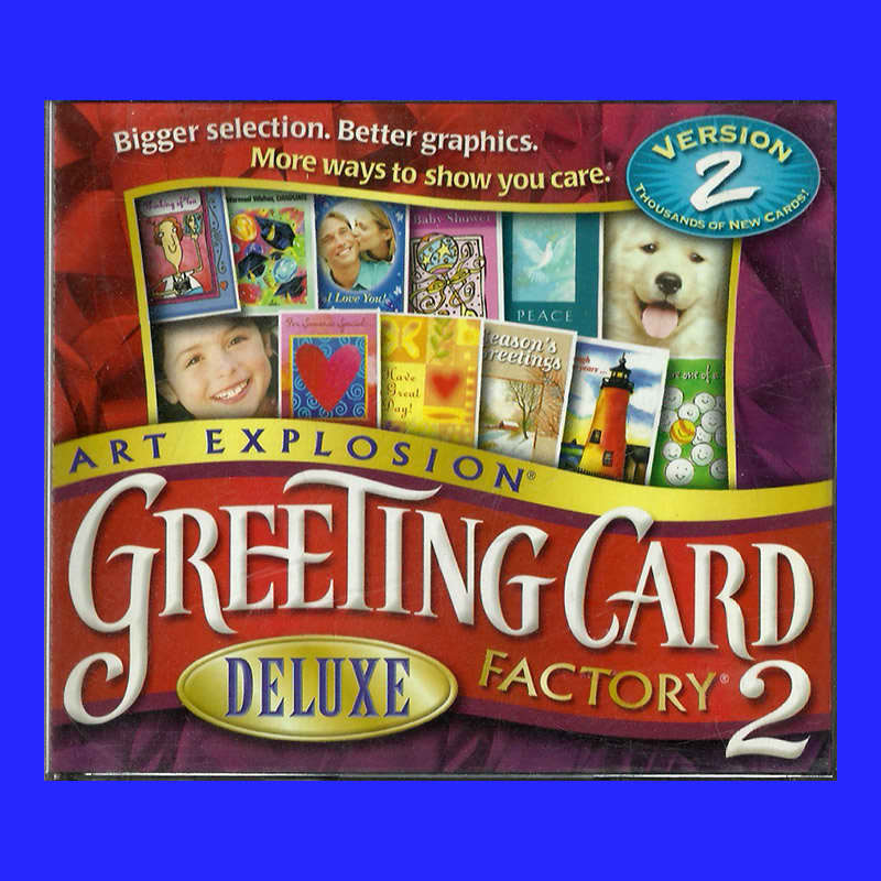 PC CD ROM - GREETING CARD FACTORY 2 - DELUXE EDITION