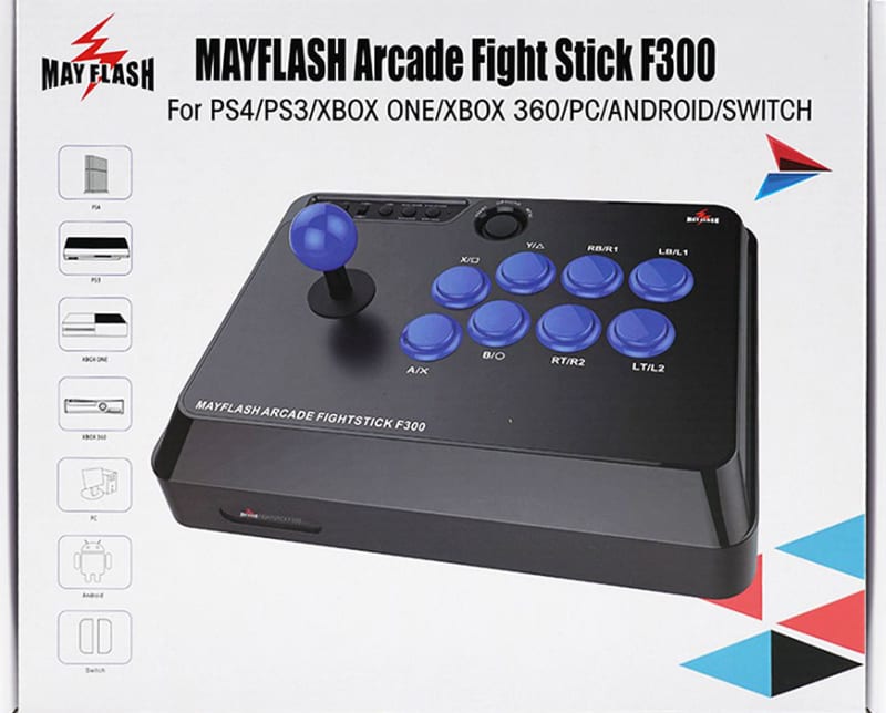 Mayflash F300 Universal Arcade Stick (PC / PS3 / PS4 / Xbox 360 / Xbox One / NS / Switch)(New) -