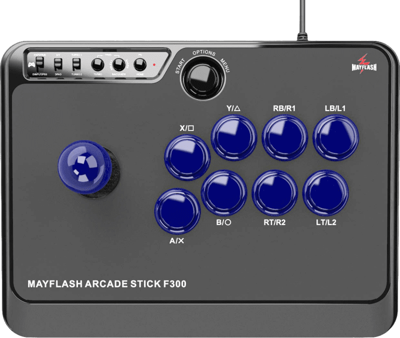 Mayflash F300 Universal Arcade Stick (PC / PS3 / PS4 / Xbox 360 / Xbox One / NS / Switch)(New) -