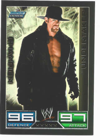 Undertaker Champion Slam Attax 2008 RARE CARD 