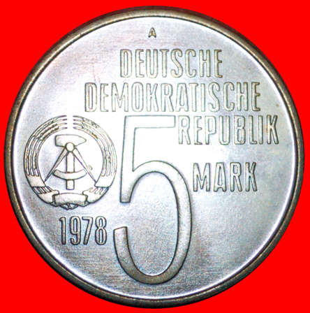 Uncirculated Coins - · ANTI-APARTHEID YEAR: GERMANY 5 MARK 1978A NOT ...