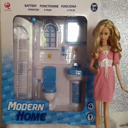 Other Doll Clothing Shoes Accessories Blue Modern Bathroom Set For Barbie Dolls Was Sold For R250 00 On 23 Oct At 21 01 By Hillegonda In Pretoria Tshwane Id 305141672