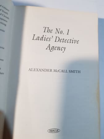 the no1 ladies detective agency series