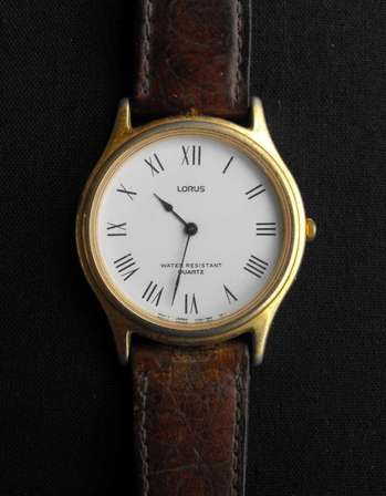 lorus water resistant quartz