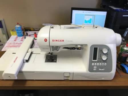 replace needle on singer futura embroidery machine xl550