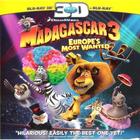 Movies - Madagascar 3 - Europe's Most Wanted (2-Disc's) [3D Blu-Ray