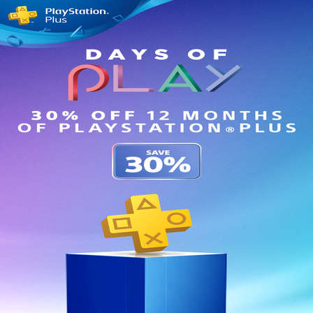 Online Memberships & Credit - PlayStation Plus:30% Off 12 Month Promo ...