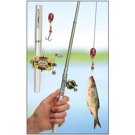 world's smallest fishing rod