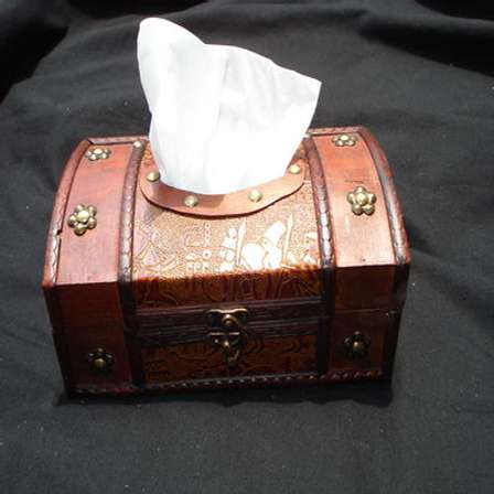 Other Home Decor - Wooden Tissue Box!! Exquisite!! was sold for R41.00
