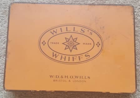 Vintage Wills Whiffs Cigar tin