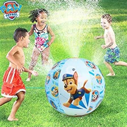 paw patrol beach ball sprinkler