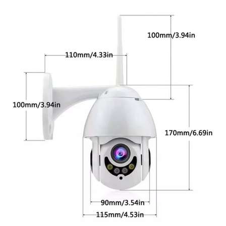 Wifi Outdoor IP PTZ Surveillance Camera