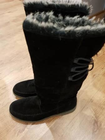 Woolworths Black Fur Lined Boots was 