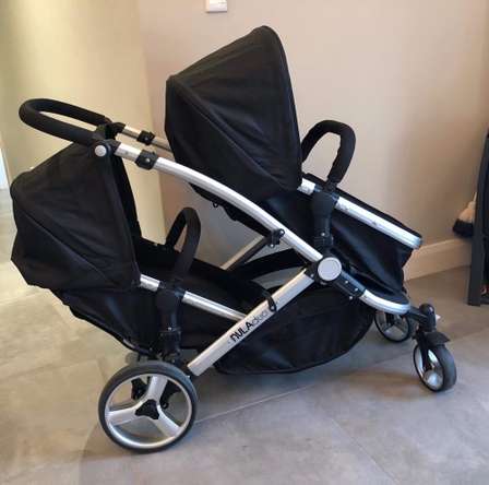 noola twin pram