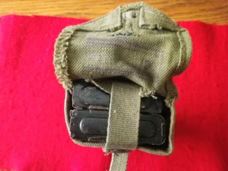 Kit - RHODESIAN ARMY - DOUBLE MAG POUCH - MADE WILLIAM SMITH & GOUROCK ...