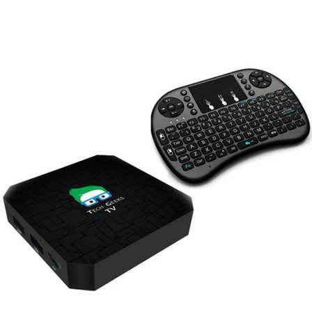 TV Boxes & Digital Media Players - Tech Geeks 4K Android TV Box