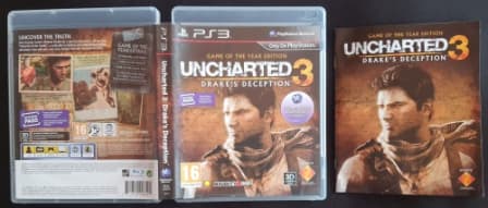 uncharted 3 game of the year used no.code
