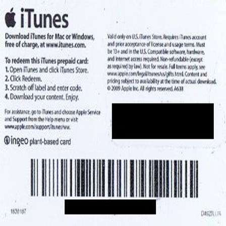 itunes card itunes card