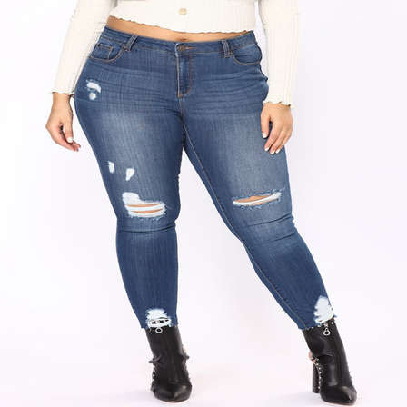 pale blue jeans ladies