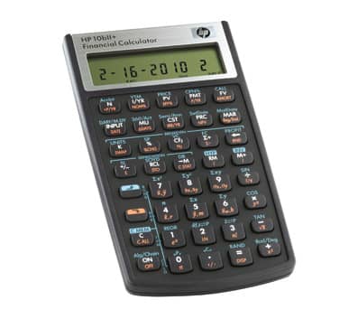 hp 10bii financial calculator solving for interest rate