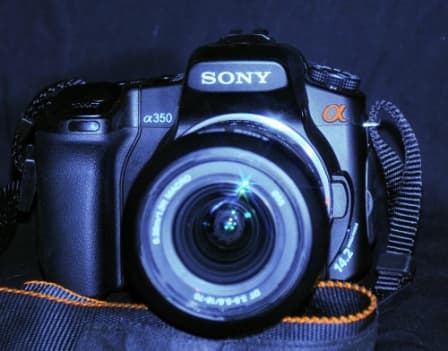 sony a350 camera lenses