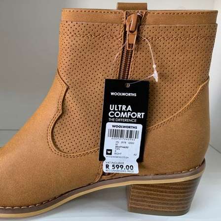 Woolworths leather boots clearance