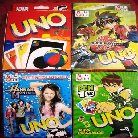 Poker & Card Games - UNO CARDS CHOOSE ANY1 YOU LIKE BAKUGAN,,BEN10,CARS