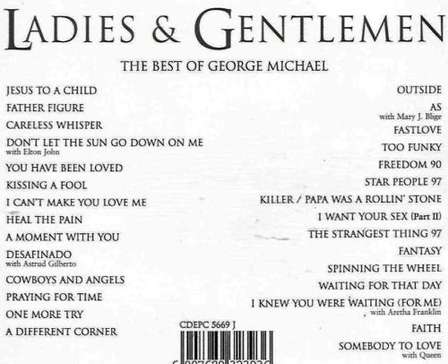 George Michael Ladies Und Gentlemen The Best Of George Michael