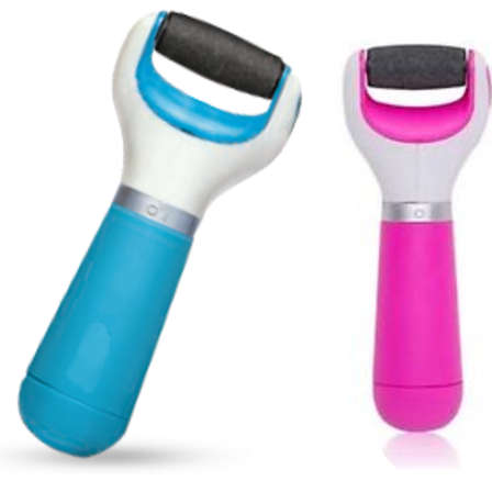 Feet - Special!!! Velvet Smooth exfoliating, scrub Roller, Battery