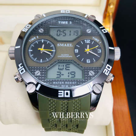smael watch army green