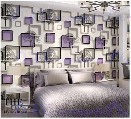 Wall Decals - Stereo Purple 3D Wallpaper Living Room Hotel ...