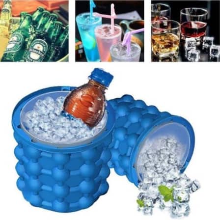 Magic ICE CUBE Maker Bucket Silicone Genie Revolutionary Kitchen Tool Space 1pc