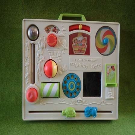 fisher price cot activity centre