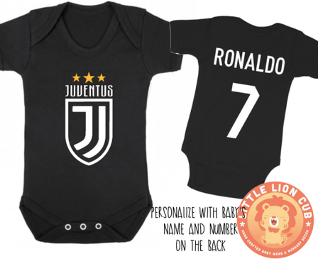 juventus baby romper